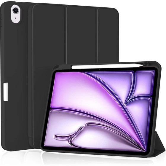 Techsuit - Flex Trifold (with Pencil Holder) - iPad Air 11 (2024) / Air 11 (2025) - Black