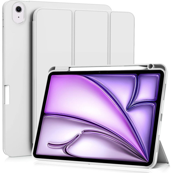 Techsuit - Flex Trifold (with Pencil Holder) - iPad Air 11 (2024) / Air 11 (2025) - Gray