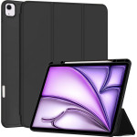 Techsuit - Flex Trifold (with Pencil Holder) - iPad Air 13 (2024) / Air 13 (2025) - Black