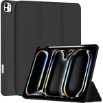 Techsuit - Flex Trifold (with Pencil Holder) - iPad Pro 13 (2024) - Black