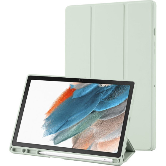 Techsuit - Flex Trifold (with Pencil Holder) - Samsung Galaxy Tab A8 10.5 (2021) - Matcha Green