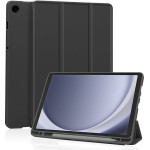 Techsuit - Flex Trifold (with Pencil Holder) - Samsung Galaxy Tab A9 - Black