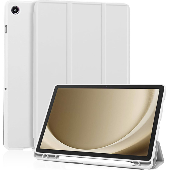 Techsuit - Flex Trifold (with Pencil Holder) - Samsung Galaxy Tab A9 Plus - Gray