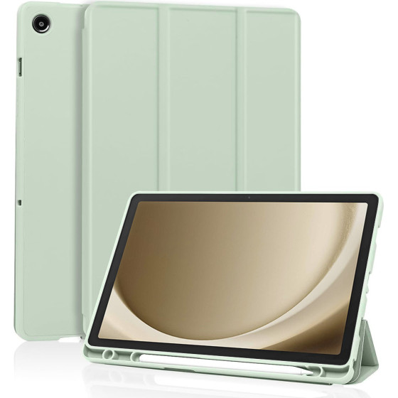 Techsuit - Flex Trifold (with Pencil Holder) - Samsung Galaxy Tab A9 Plus - Matcha Green
