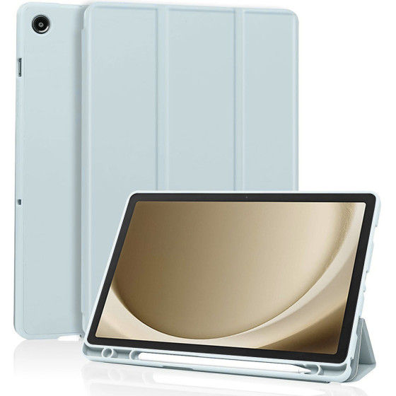 Techsuit - Flex Trifold (with Pencil Holder) - Samsung Galaxy Tab A9 Plus - Sky Blue