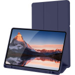 Techsuit - Flex Trifold (with Pencil Holder) - Samsung Galaxy Tab S6 Lite (2020/2022/2024) - Dark Blue