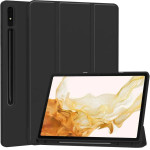 Techsuit - Flex Trifold (with Pencil Holder) - Samsung Galaxy Tab S7 Plus / S8 Plus - Black