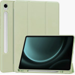 Techsuit - Flex Trifold (with Pencil Holder) - Samsung Galaxy Tab S9 / S9 FE / S10 FE - Matcha Green