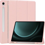Techsuit - Flex Trifold (with Pencil Holder) - Samsung Galaxy Tab S9 / S9 FE / S10 FE - Pink