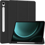 Techsuit - Flex Trifold (with Pencil Holder) - Samsung Galaxy Tab S9 FE / S10 FE - Black