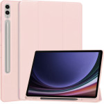 Techsuit - Flex Trifold (with Pencil Holder) - Samsung Galaxy Tab S9 Plus / S10 Plus - Pink