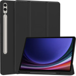Techsuit - Flex Trifold (with Pencil Holder) - Samsung Galaxy Tab S9 Plus / S10 Plus / S9 FE Plus - Black