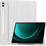 Techsuit - Flex Trifold (with Pencil Holder) - Samsung Galaxy Tab S9 Plus / S10 Plus / S9 FE Plus - Gray