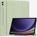 Techsuit - Flex Trifold (with Pencil Holder) - Samsung Galaxy Tab S9 Plus / S10 Plus / S9 FE Plus - Matcha Green