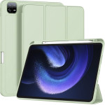 Techsuit - Flex Trifold (with Pencil Holder) - Xiaomi Pad 6 / Pad 6 Pro - Matcha Green
