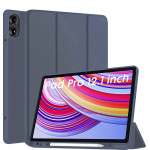 Techsuit - Flex Trifold (with Pencil Holder) - Xiaomi Redmi Pad Pro / Redmi Pad Pro 5G / Poco Pad - Dark Blue