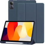 Techsuit - Flex Trifold (with Pencil Holder) - Xiaomi Redmi Pad SE 11'' - Dark Blue