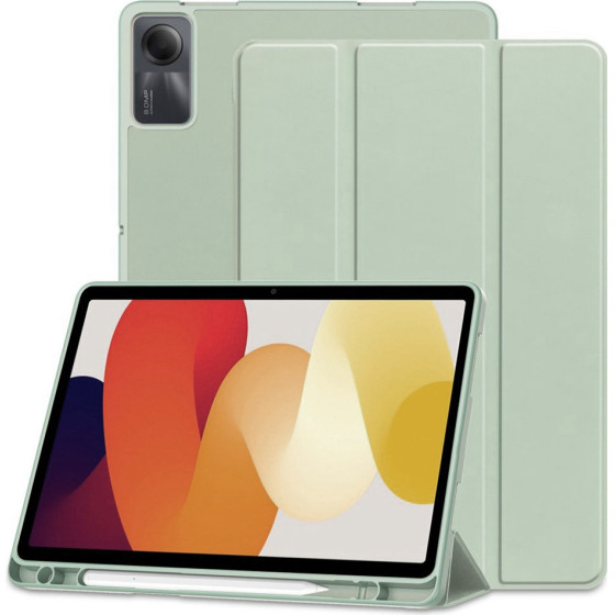 Techsuit - Flex Trifold (with Pencil Holder) - Xiaomi Redmi Pad SE 11'' - Matcha Green