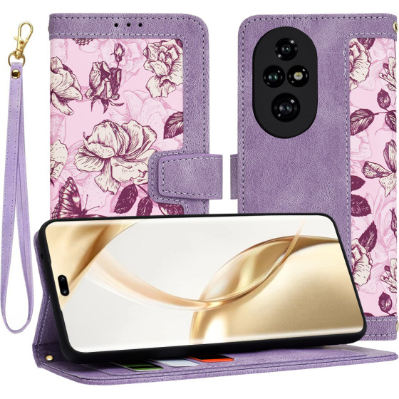 Techsuit - FlipCraft - Honor 200 Pro - Mysterious Purple
