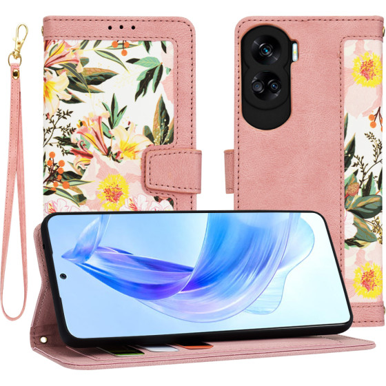 Techsuit - FlipCraft - Honor 90 Lite - Sweetheart Pink