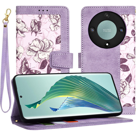 Techsuit - FlipCraft - Honor Magic5 Lite - Mysterious Purple