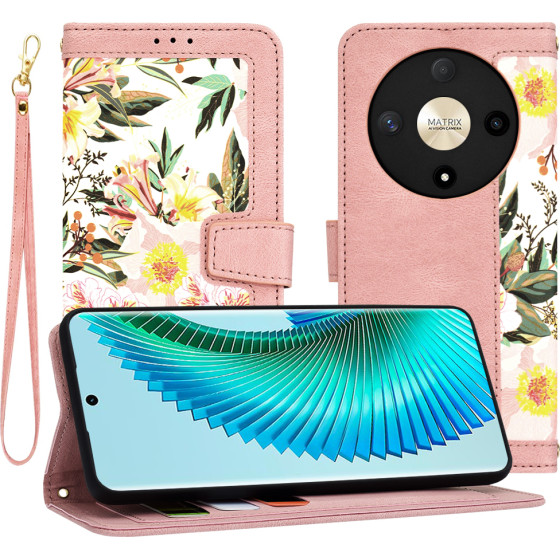 Techsuit - FlipCraft - Honor Magic6 Lite - Sweetheart Pink