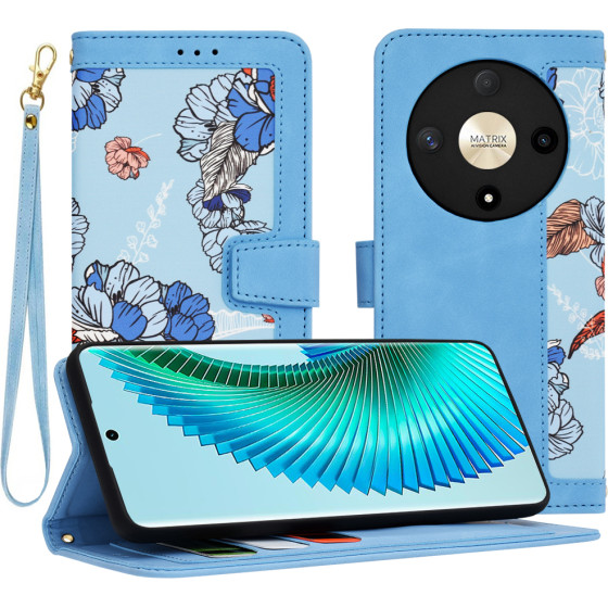 Techsuit - FlipCraft - Honor Magic6 Lite - Vibrant Blue