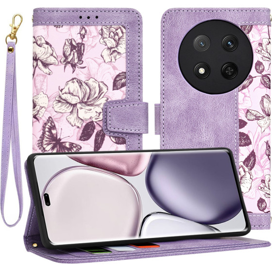 Techsuit - FlipCraft - Honor Magic7 Lite / X9c - Mysterious Purple