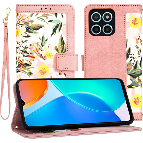 Techsuit - FlipCraft - Honor X6 / X8 5G / 70 Lite - Sweetheart Pink