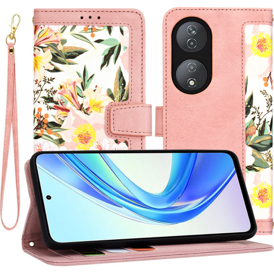 Techsuit - FlipCraft - Honor X7b / X7b 5G / 90 SMART - Sweetheart Pink