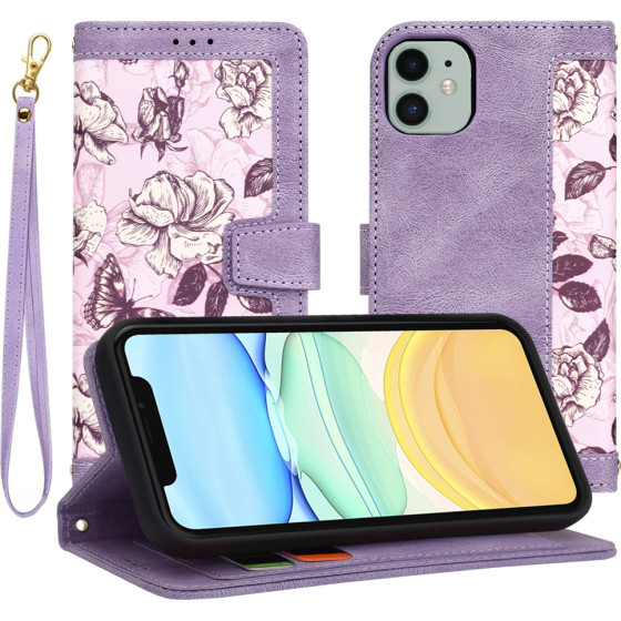 Techsuit - FlipCraft - iPhone 11 - Mysterious Purple