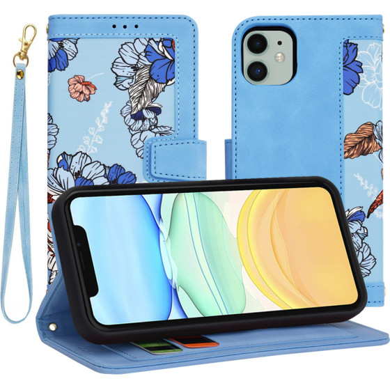 Techsuit - FlipCraft - iPhone 11 - Vibrant Blue