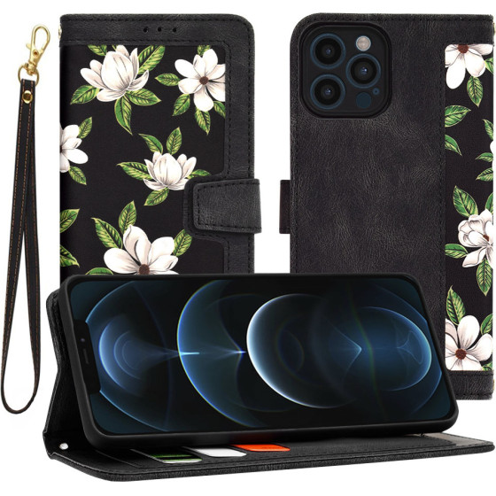 Techsuit - FlipCraft - iPhone 12 Pro Max - Flowers of the Dawn