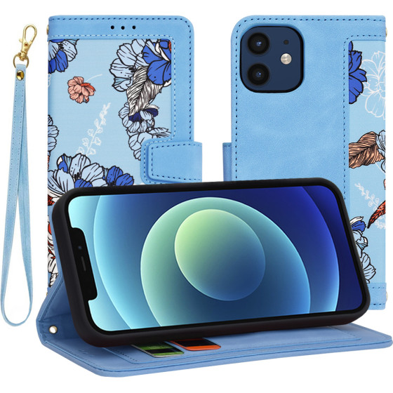 Techsuit - FlipCraft - iPhone 12 / 12 Pro - Vibrant Blue