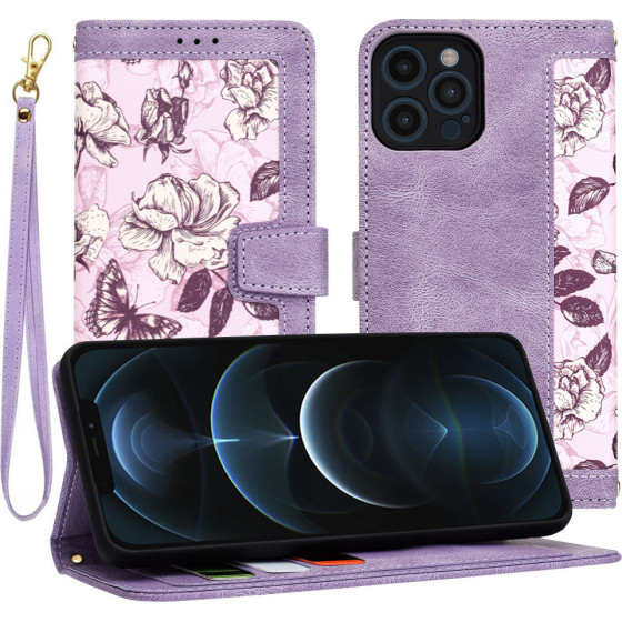 Techsuit - FlipCraft - iPhone 12 Pro Max - Mysterious Purple