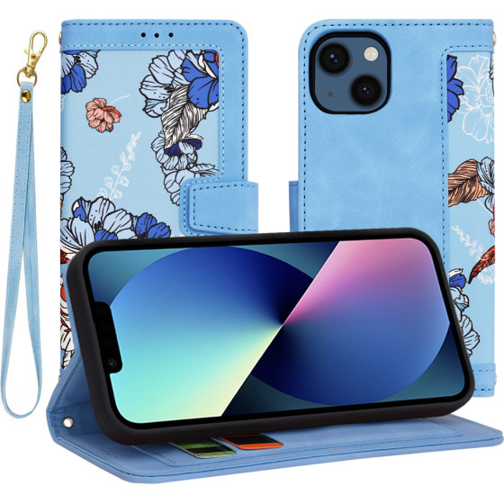 Techsuit - FlipCraft - iPhone 13 - Vibrant Blue