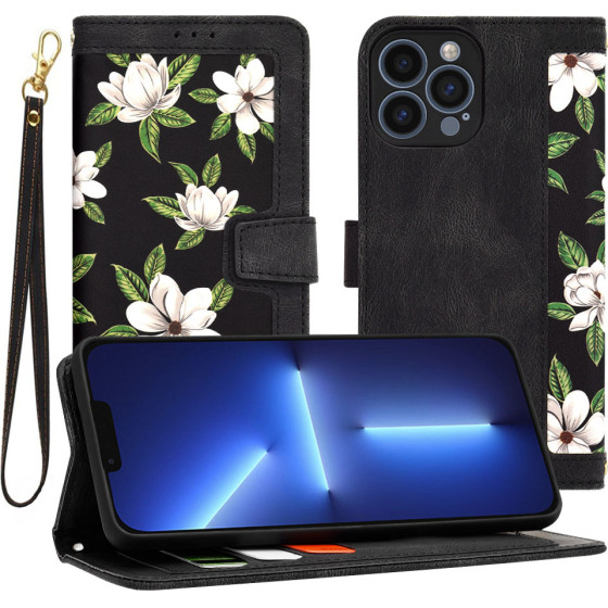 Techsuit - FlipCraft - iPhone 13 Pro Max - Flowers of the Dawn