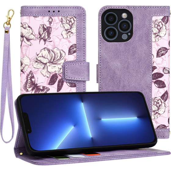 Techsuit - FlipCraft - iPhone 13 Pro Max - Mysterious Purple
