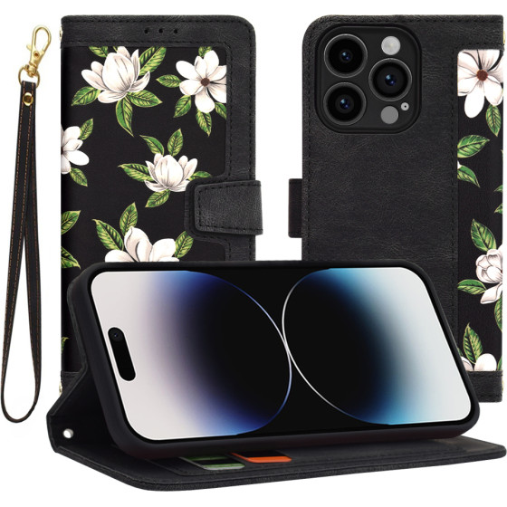 Techsuit - FlipCraft - iPhone 14 Pro - Flowers of the Dawn