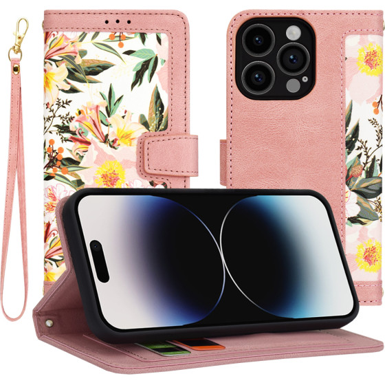 Techsuit - FlipCraft - iPhone 14 Pro - Sweetheart Pink