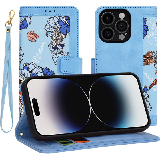 Techsuit - FlipCraft - iPhone 14 Pro - Vibrant Blue