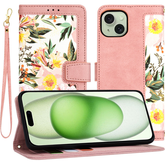 Techsuit - FlipCraft - iPhone 15 Plus - Sweetheart Pink