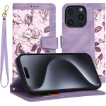 Techsuit - FlipCraft - iPhone 15 Pro - Mysterious Purple