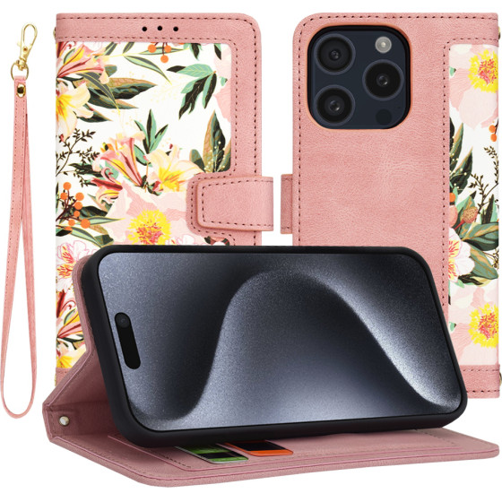 Techsuit - FlipCraft - iPhone 15 Pro - Sweetheart Pink