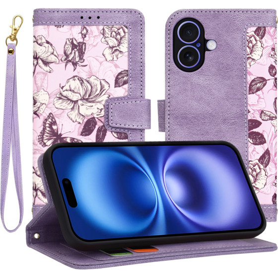 Techsuit - FlipCraft - iPhone 16 - Mysterious Purple