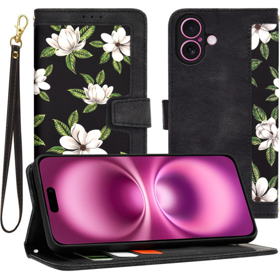 Techsuit - FlipCraft - iPhone 16 Plus - Flowers of the Dawn