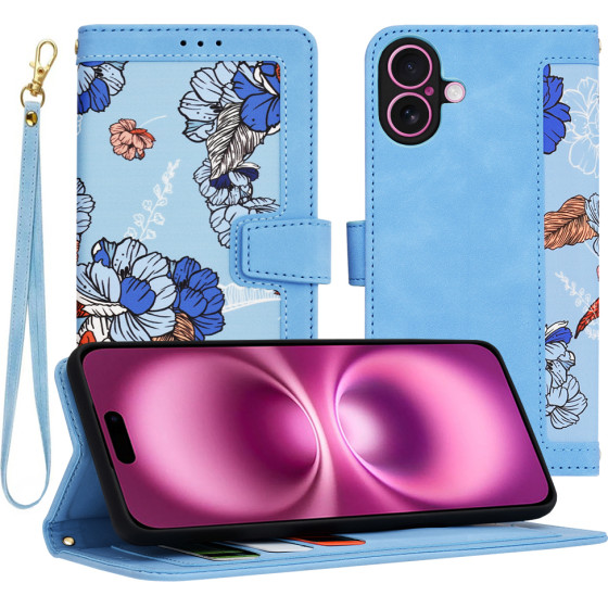 Techsuit - FlipCraft - iPhone 16 Plus - Vibrant Blue