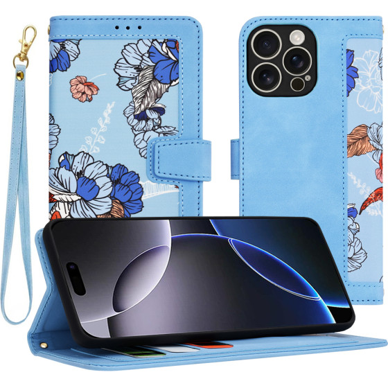 Techsuit - FlipCraft - iPhone 16 Pro Max - Vibrant Blue