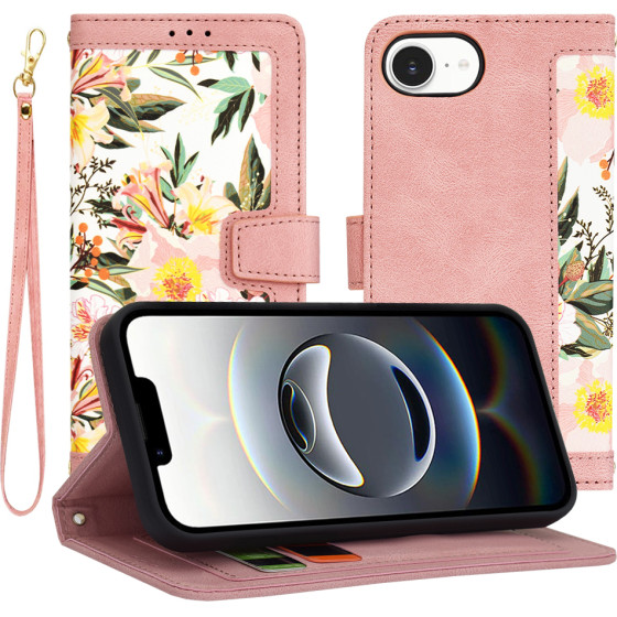 Techsuit - FlipCraft - iPhone 16e - Sweetheart Pink