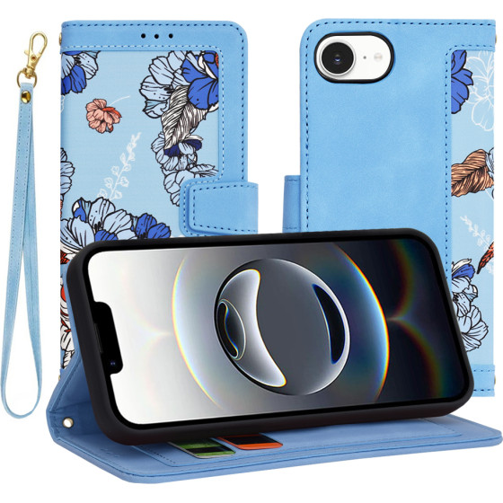Techsuit - FlipCraft - iPhone 16e - Vibrant Blue